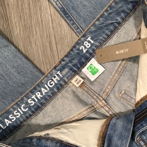 J.Crew Light Wash Curvy Straight High Rise Reimagined NWT Ankle Jeans #BA674 - Picture 10 of 13